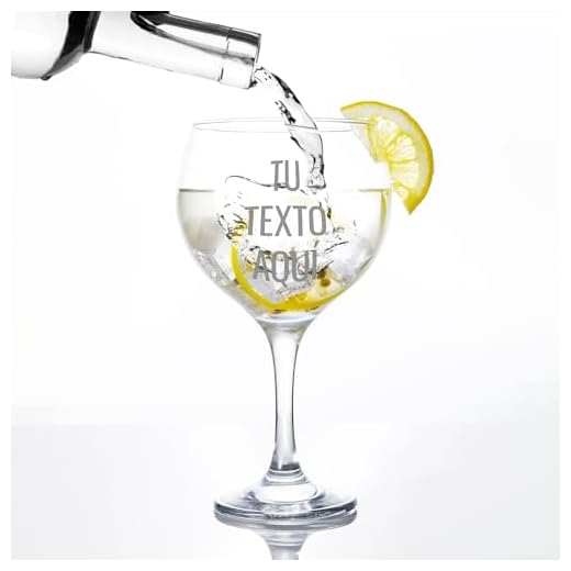 Copa de gintonic PERSONALIZADA con el texto que quieras