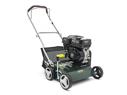 Webb WEPS400 4 Wheel Petrol Lawn Scarifier & Raker with 40cm Working Width, 8 Depths and 45L Collection Bag - 3 Year Guarantee 1 Webb WEPS400 4 Wheel Petrol Lawn Scarifier & Raker with 40cm Working Width, 8 Depths and 45L Collection Bag - 3 Year Guarantee