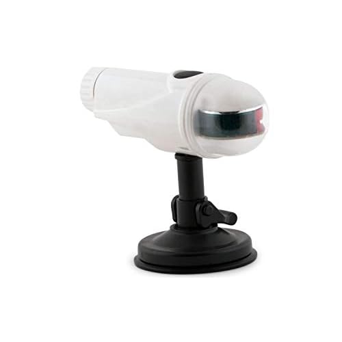wellenshop LED Zweifarbenlicht Grün Rot mit Saugnapf Batteriebetrieben Zweifarbenlaterne Batterie Zweifarben Positionsleuchte