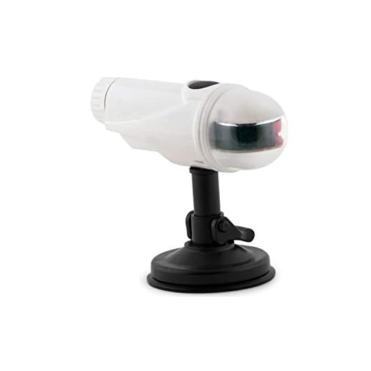 wellenshop LED Zweifarbenlicht Grün Rot mit Saugnapf Batteriebetrieben Zweifarbenlaterne Batterie Zweifarben Positionsleuchte