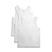 Feathers Boys White Tank 100% cotton super soft Tagless Undershirts 3-Pack
