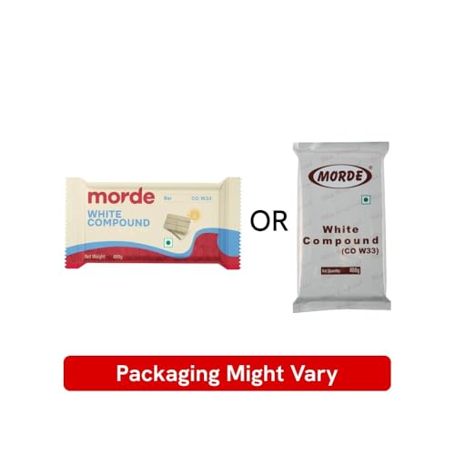 Image of Morde White Compound Bar 400 g, Chocolate for Baking and Confectionery, 400g