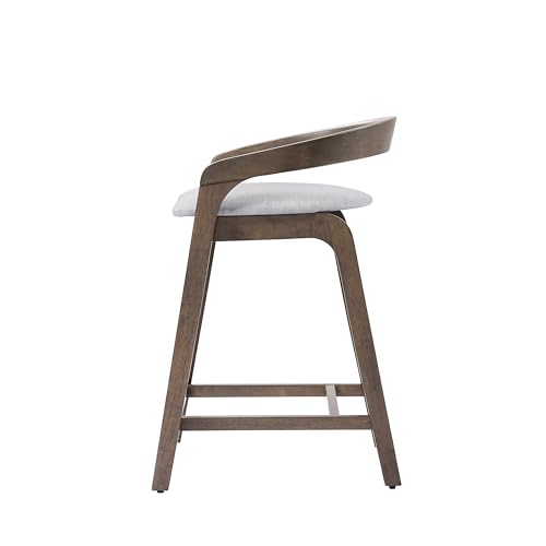 Merax Butaco Rubberwood 25.25 pulg con Reposapiés Set de 2 Diseño Moderno miniatura 6