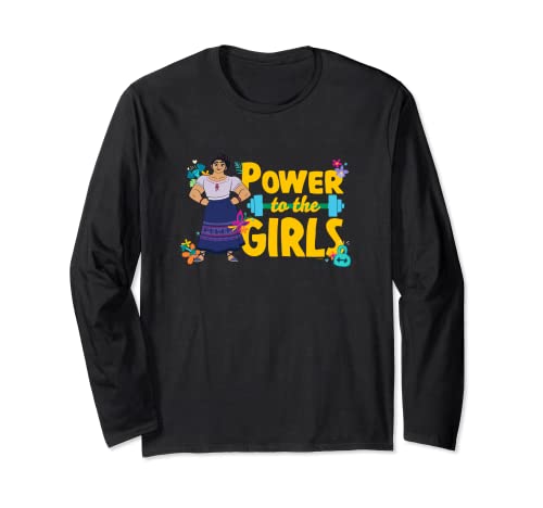 T-shirt Luisa Encanto Disney à manches longues pour filles en coton confortable