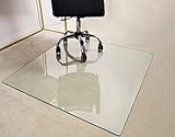 GLSLAND Tapete para silla de oficina, sillas giratorias de fácil deslizamiento utilizadas en alfombras en