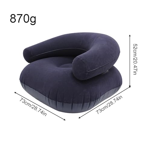 Silla inflable contra el dolor de espalda con asiento relax de felpa 7