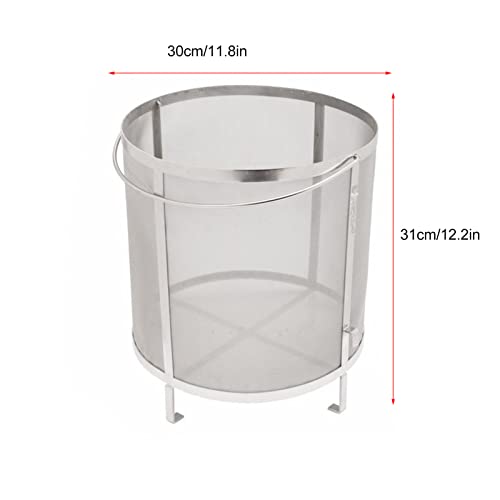 Atyhao Brewing Hop Strainer, 250 Mesh Stainless Steel Homebrew Hop Strainer Beer Filter Cartridge Beer Hop Filter With Support Stand For Homemade Beer Wine #TOP4
