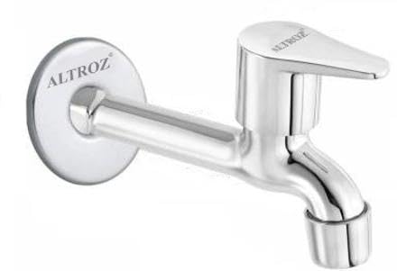INDOROX ALT-MAX Bathroom Long Tap Stainless Steel with Brass Disc Wall Mounted Pack of 1 (B0CWPL1P7L) Amazon Price History, Amazon Price Tracker