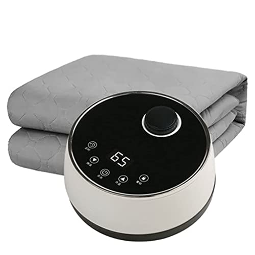 Manta calefactora eléctrica Manta calefactora, colchoneta calentada por agua for otoño e invierno, cama calefactora con circulación de agua segura sin radiación for ancianos, niños, mujeres embarazada