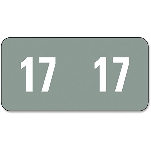 Étiquette code couleur Smead 250 pièces pour classement 1/2x1