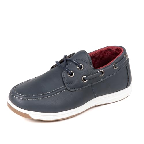 Image of Boys Loafers Kids Casual Boat Shoes School Boys Dress Shoes