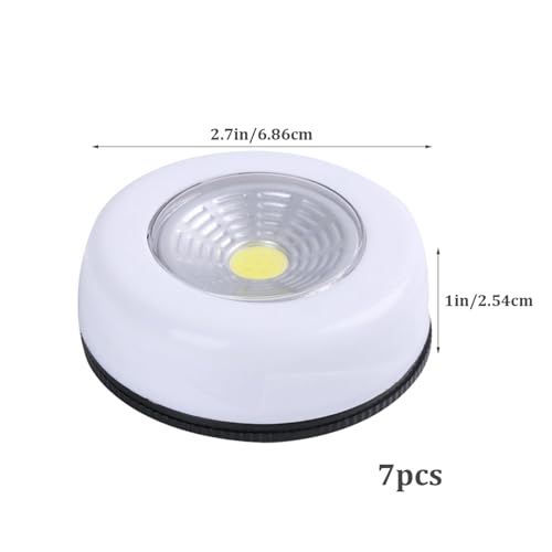 Luces de empuje para armarios con diseño elegante y disco LED brillante 5
