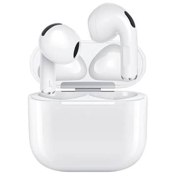 Ciciloud Cuffie Bluetooth, Auricolari Bluetooth 5.3 con Stereo HiFi Immersivo, 46 Ore di Durata, Cuffie Wireless con Ricarica Rapida USB-C, Touch Control IP10 Impermeabili Cuffie Wireless