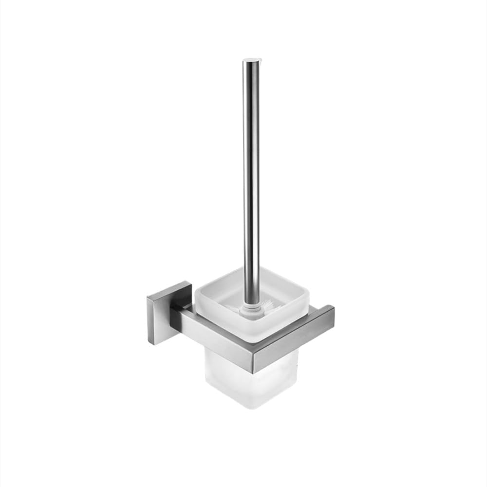 Colgador para batas de acero inoxidable y juego de accesorios con soporte de papel