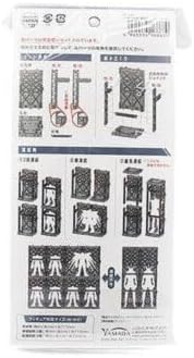 CYBER RECORDS Connectable Display Base for Plastic Model Kits and Action Figures Modular Assembly Diorama Stand with Hangar Style Detail Vertical and Horizontal Linking Japan image 3