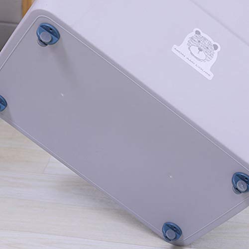 Rodízios adesivos Hemoton 4 peças de plástico aderente para móveis rodas de móveis, caixa de corredi