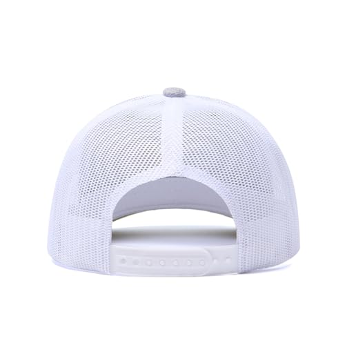 Image of Quanhaigou Trucker Hat - Mesh Snap Back - Unisex Adjustable Baseball Cap - Outdoor Hats for Men Women