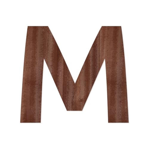 Bütic GmbH Holz Buchstaben aus dunklem Echtholzfurnier - Ubuntu - Wunschtext/Schriftzug mit Größenauswahl, Größe:20cm, Buchstaben:großes M Bütic GmbH Holz Buchstaben aus dunklem Echtholzfurnier - Ubuntu - Wunschtext/Schriftzug mit Größenauswahl, Größe:20cm, Buchstaben:großes M