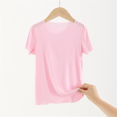 Girls Boys Basic T-Shirts Tops Kids Summer Mesh Soft Short Sleeve Breathable Workout Athletic T Shirts Comfort Tees2