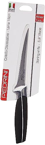 Pedrini Master Coltello per Disossare, Acciaio Inossidabile, Nero, Unica