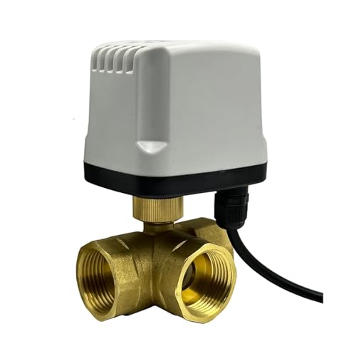 Btzsxia ZHANGXIAOFEI 1/2 Inch 3/4 Inch 1 Inch 2 Inch 3 Way Waterproof Motorized Ball Valve Electric Ball Valve Brass Ball Valve Three Line Two Way Control thumb #3