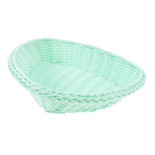 Cesta pequeña en forma de corazón tejida para decoración de cocinas 2