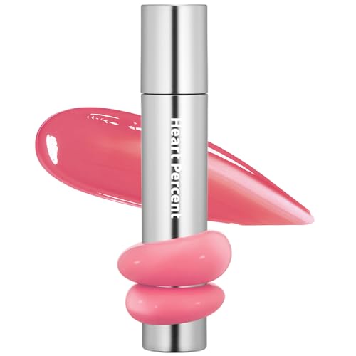 Image of Heart Percent Dote On Mood One Way Glowy Tint, Glass-like High Shine Glossy Finish w /Long-Lasting Luminous Color Lip Stain for Glowy Look, #13. Pink Fairy