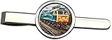 Farbige Kunstharz Kuppel Bild Giftshop UK Britisch Rial Klasse 47 Lokomotive Krawatte Clip
