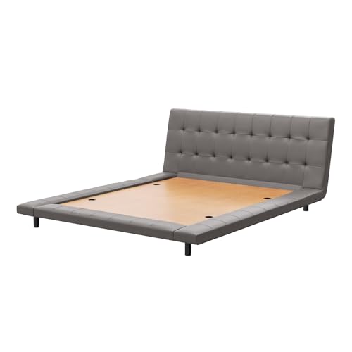 Image of Wakefit Somora Queen Size Non Storage Upholstered Bed