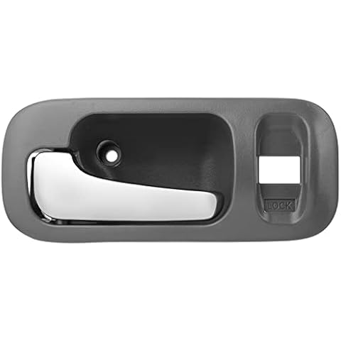 Lcyolada 82216 Front Driver Side Interior Door Handle for Honda CRV 1997 1998 1999 2000 2001,Honda Odyssey 1995 1996 1997 1998,Dark Gray Cover