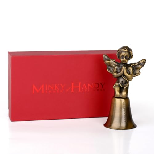 Vintage Brass Candle Snuffer with Angel Design
