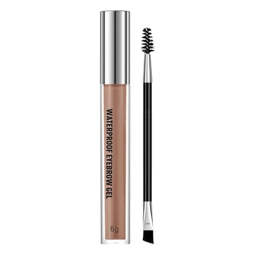 Tinte para cejas, 6 g, resistente al agua, tinte para cejas, gel de tinte de cejas de larga duración, kit de tinte marrón para cejas, máscara de cejas para Año Nuevo chino, día de San Valentín,