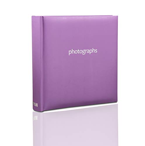 ARPAN Large Memo Slip in Case Photo Album for 200 6X4'' Photos x 1 (Purple)