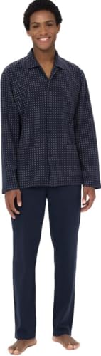Pyjama Homme Hiver Interlock ouvert devant pour ne plus avoir froid la nuit