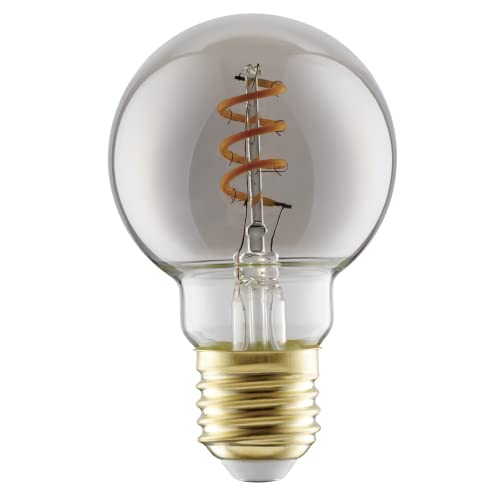 EGLO Dimmable E27 LED, vintage spiral filament light bulb, Edison globe lamp for retro lighting 4 watt, 100 lumen - Image 2