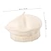 BESPORTBLE Kids Knitted Beret Hat Warm Spring Autumn Winter Casual Cap for Babies Fashionable Baby Headwear for Boys Girls Suitable for Head Circumference 44-49cm Beige