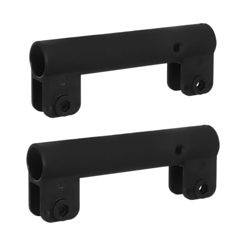 IMIKEYA 2 Piezas Tirador de Plástico Negro de Jardín y Carrito Utilitario, Ligero y Portátil, Adecuado para Aventuras al Aire Libre y Uso Jardín
