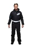 OOSC Philadelphia Eagles Ski Suit Tuta da Sci, Nero, M Uomo