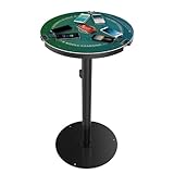 pagertec Cocktail Cell Phone Charging Table for Casinos, Cafes, Restaurants, Hospitals, Resorts, Night Clubs and Movie Theaters, Free Standing, All Type Charging Cables & Wireless Charger