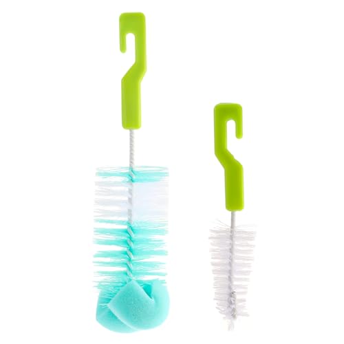 Bottle Cleaning Brush Water Bottle Cleaner Straw Cup Brushes for Cleaning Glass Bottles Cups Mugs Kettles Wine Glasses 2 Pack