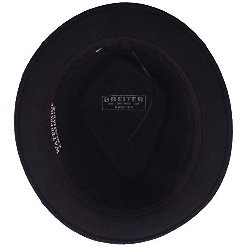 Breiter Cappello in Feltro Arrotolabile Cappello