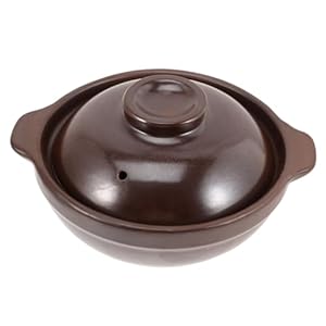 Holidyoyo S5N51 Garnek Ceramiczny z Pokrywką