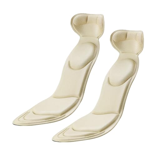 Joynine Suelas Cómodas de Tacón Alto, Se Puede Cortar Plantillas Tacones Altos, Plantillas Zapatos Grandes Disfruta de un Paseo Cómodo y Elegante Son Ideales para Las Mujeres