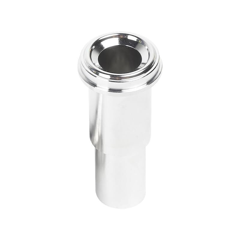 Set 5 pezzi raccordi VCR in acciaio inox 316, dado 1/4", giunto saldato 1/2", guarnizione e asta corta per sistemi idraulici e sottovuoto(0.75inch,Short Rod)