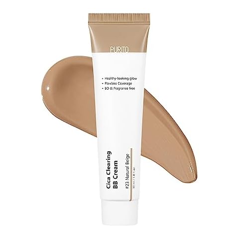 PURITO Cica Clearing BB Cream, Natural Beige Cover