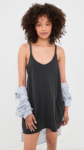 Robe mini coton élasthanne confortable avec short intégré femme