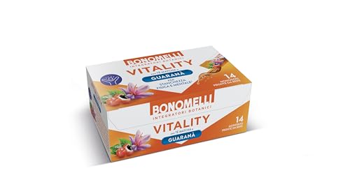 Integratore Botanico VITALITY a base di Tè Matcha e Guaranà, Zafferano, con Vitamina B6, Tiamina (Vitamina B1), e Acido Pantotenico (Vitamina B5) che contribuisce alla riduzione della stanchezza e dell’affaticamento. Contiene Caffeina (totale 7 mg per stick).