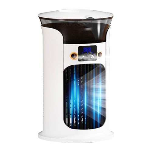 Air acondicionadores portátiles, enfriador de aire portátil - Escritorio accesorio de enfriamiento tranquilo,Enfriador de aire USB inteligente y tranquilo para el garaje de dormitorio campamento para