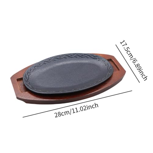 JISADER Japanese Fajita Pan, Easy Clean, for Camping, Picnics, Restaurants And Kitchens - Image 3
