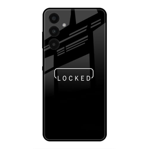 Image of SmashItUp Locked | Screen Lock | Lock Designer Printed TPU Metal Case Mobile Back Cover for Samsung A15 5G